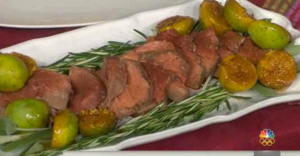 Today Show_Chef John Nesh_Saddle of Beef Cooked in Salt Pastry_Caramelized Figs